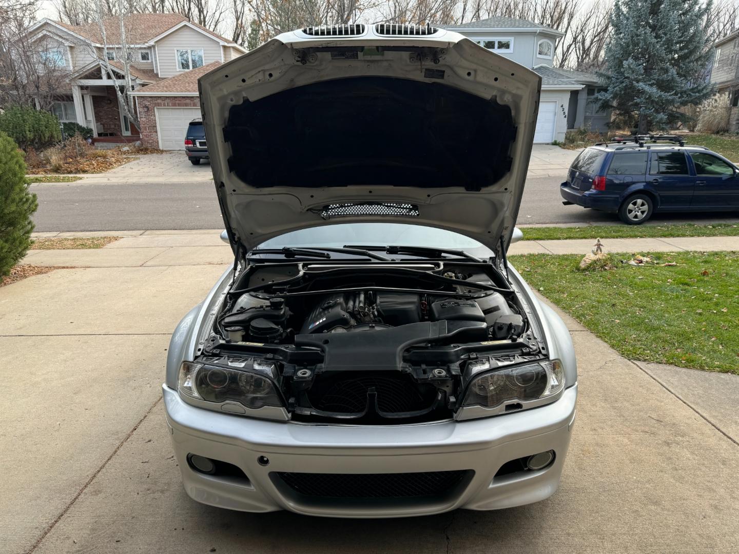 2003 Silver /Grey BMW M3 M3 (WBSBL93463J) with an 3.2-liter inline-six engine, SMG transmission, located at 2510 47th St. Suite 200, Boulder, CO, 80301, (303) 641-0333, 40.026196, -105.243217 - This Beautiful Newly Painted 2003 BMW M3 coupe is powered by a 3.2-liter inline-six linked with a six-speed SMG sequential transmission and a limited-slip differential was acquired by Boulder Motors, February 2023 in Boulder CO. A full Premium Synthetic Oil Service and Multi-Point Inspection was per - Photo#24